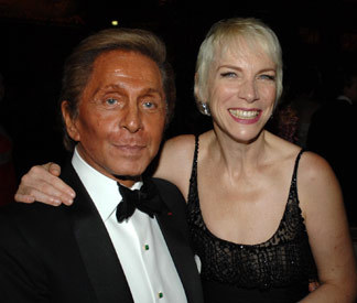 Annie con Valentino en su celebración.